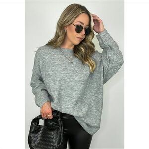 Cozy Oversized Round Neck Sweater